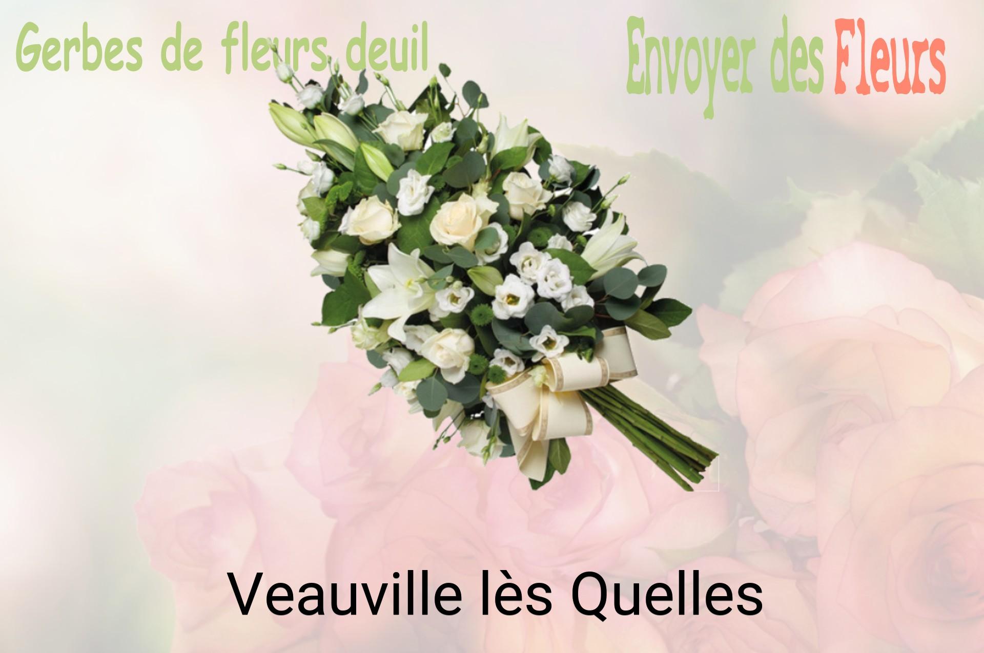 Gerbe de fleurs de deuil livrée à Veauville-lès-Quelles
